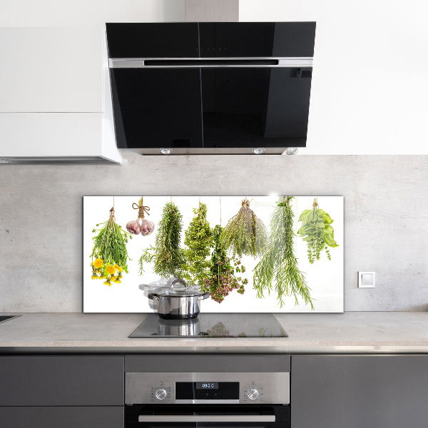 Crédence cuisine en verre Herbes séchées phytothérapie
