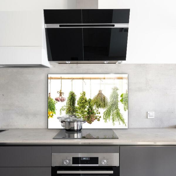 Crédence cuisine en verre Herbes séchées phytothérapie