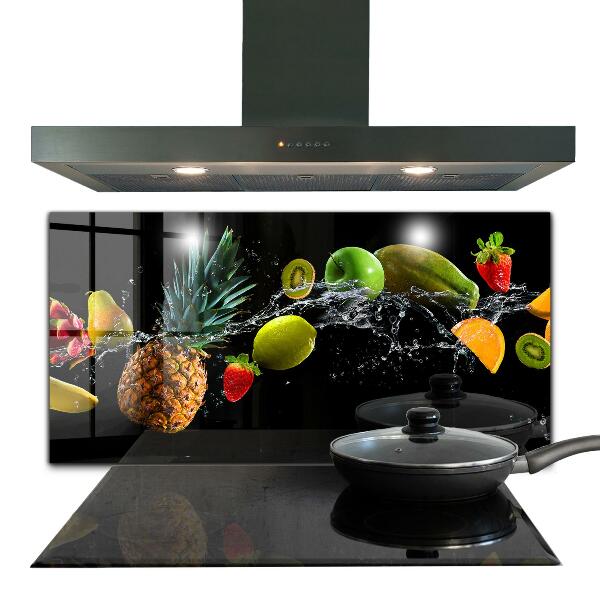 Crédence cuisine en verre Composition de fruits juteux