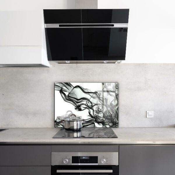 Crédence cuisine en verre Rubans d'abstraction de fumée