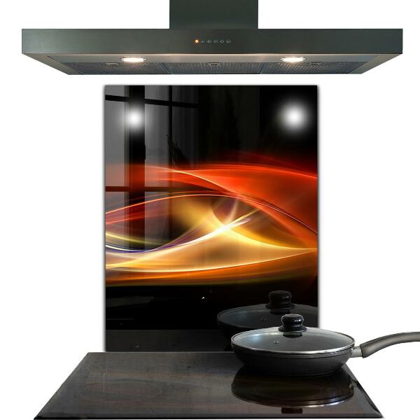 Crédence cuisine en verre Énergie vibrante abstraite