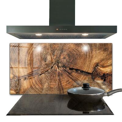 Crédence en verre Texture du tronc