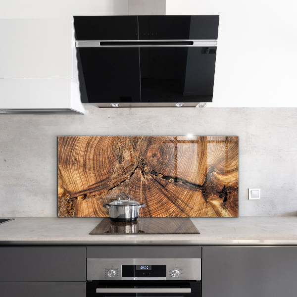 Crédence en verre Texture du tronc