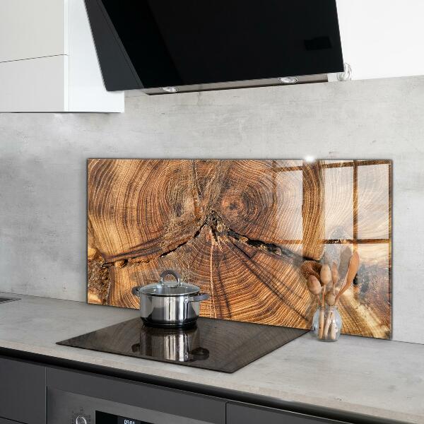 Crédence en verre Texture du tronc