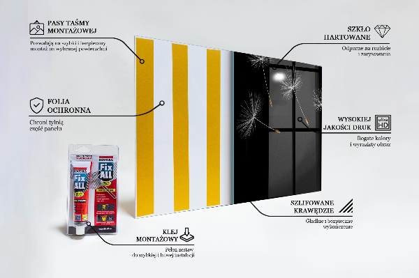 Panneau crédence cuisine Pissenlits dans le vent