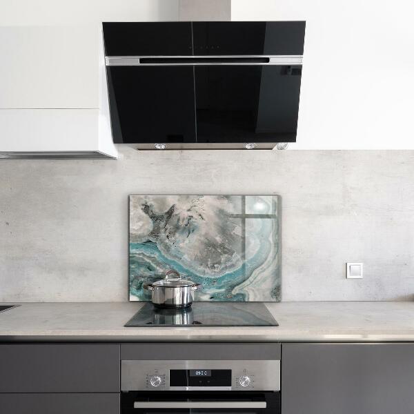 Crédence cuisine en verre Modèle de tourbillon de couleur abstraite