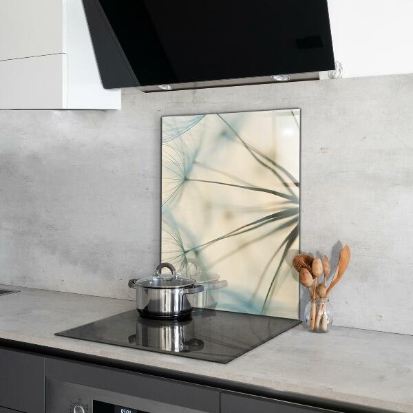 Verre pour crédence Beau pissenlit délicat