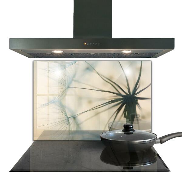 Verre pour crédence Beau pissenlit délicat