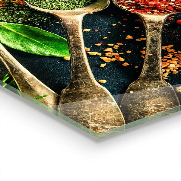 Crédence cuisine en verre Épices de cuisine orientale