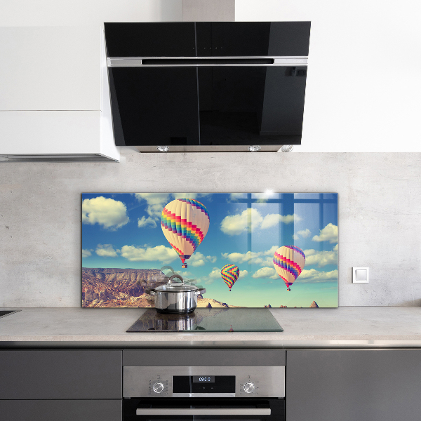 Verre pour crédence Ballons de cappadoce turquie