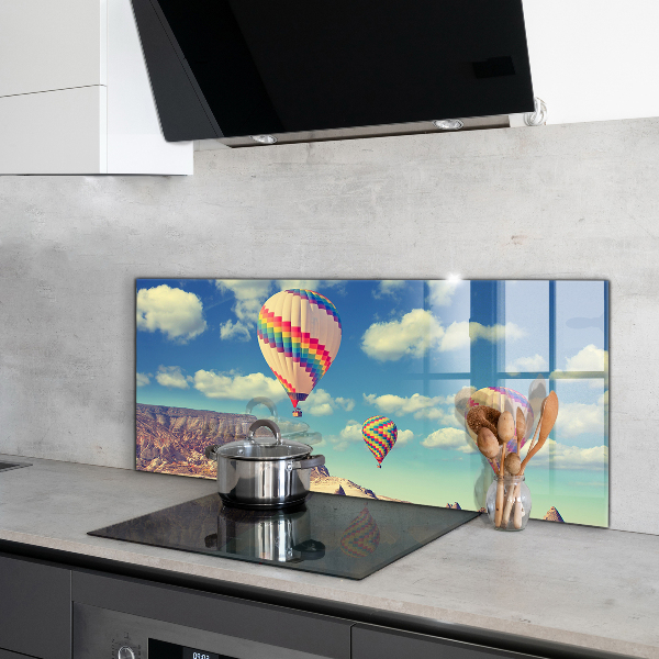 Verre pour crédence Ballons de cappadoce turquie