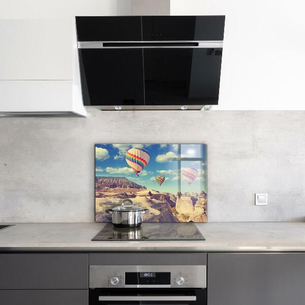 Verre pour crédence Ballons de cappadoce turquie