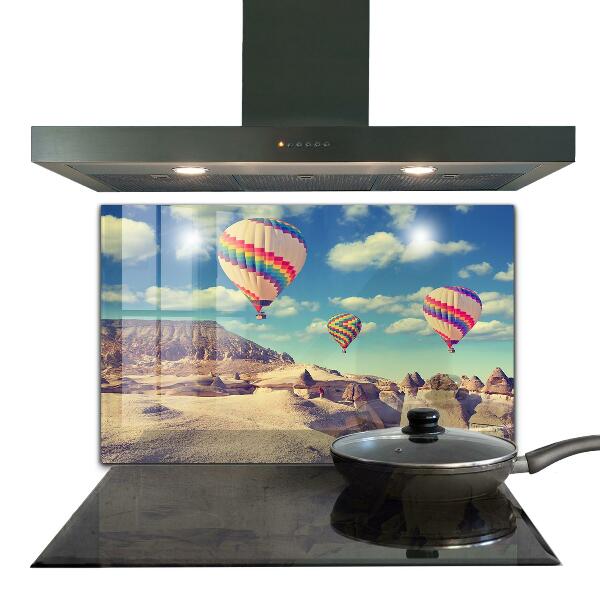 Verre pour crédence Ballons de cappadoce turquie