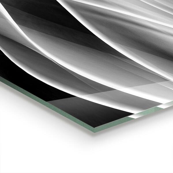 Crédence cuisine en verre Abstraction des vagues