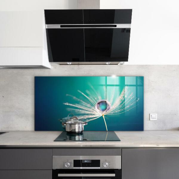 Verre pour crédence Pissenlit avec une goutte de rosée