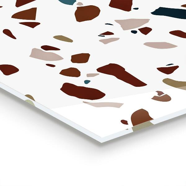 Verre pour crédence Pierre de terrazzo