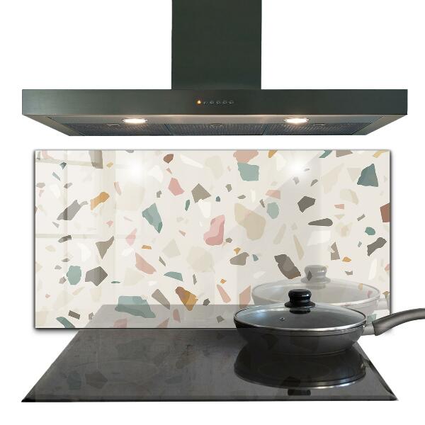 Verre pour crédence Terrazzo beige terrazzo