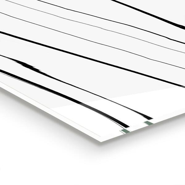 Crédence cuisine en verre Structure en marbre blanc