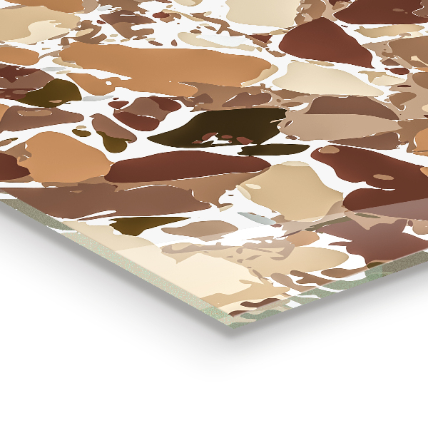 Crédence en verre Pierre naturelle terrazzo