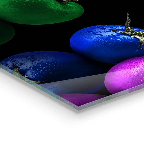 Crédence cuisine en verre Tomates juteuses colorées