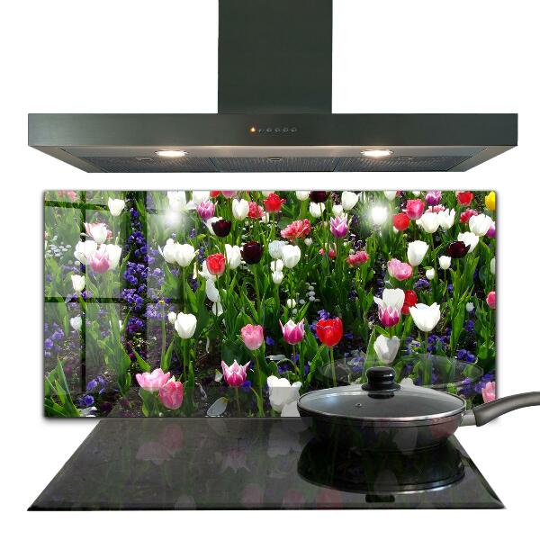 Verre pour crédence Fleurs d'été des prés