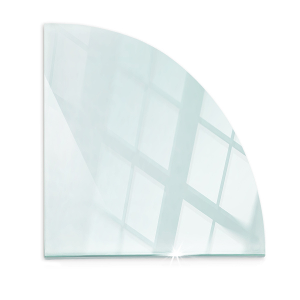 Plaque de sol en verre pour poêle 100x100 cm
