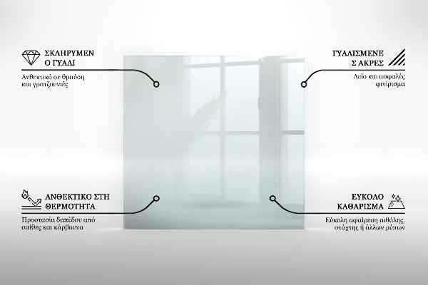 Plaque de sol en verre pour poêle 50x50 cm