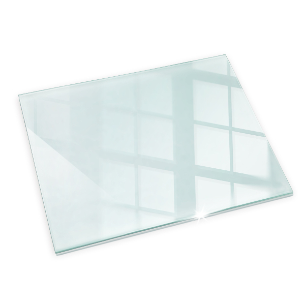 Plaque de sol en verre pour poêle 60x40 cm