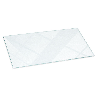 Plaque sous poêle rectangulaire semi-transparente 120x60 cm