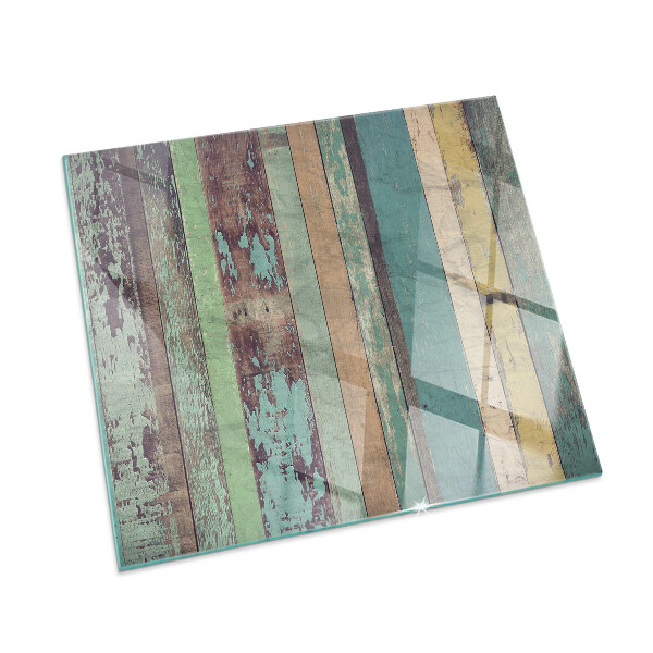 Carrée plaque de sol en verre pour poêle Planches de différentes teintes