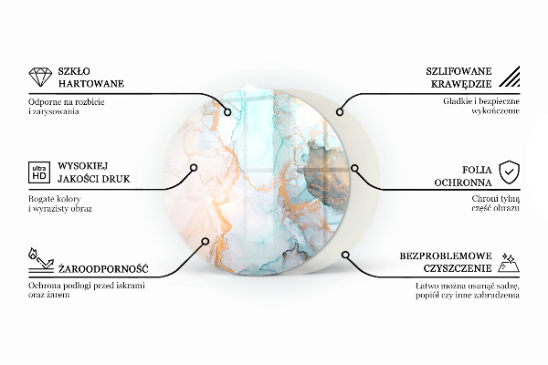 Ronde vitre sous poêle à bois Texture des planches de bois
