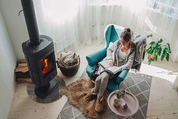 Ronde plaque de verre pour cheminée Motif de texture abstrait