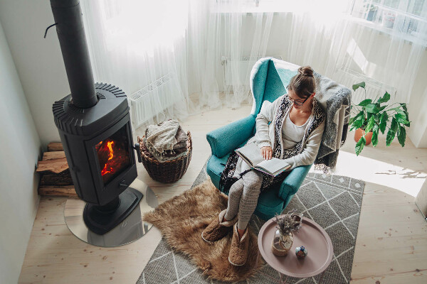 Ronde plaque de verre pour cheminée Couleur beige
