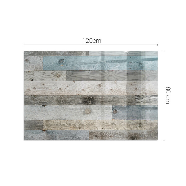 Rectangulaire plaque protection sol devant cheminée en verre Planches de différentes teintes