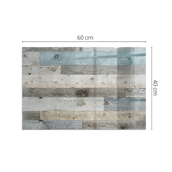 Rectangulaire plaque protection sol devant cheminée en verre Planches de différentes teintes