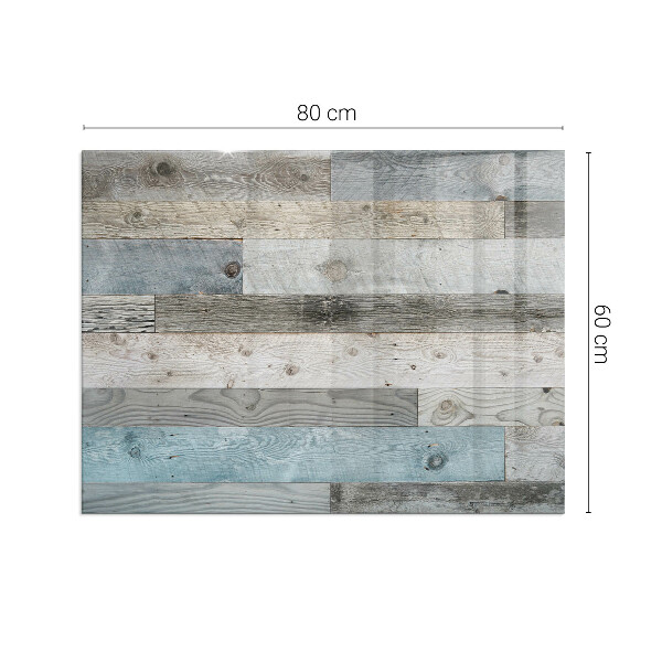 Rectangulaire plaque protection sol devant cheminée en verre Planches de différentes teintes