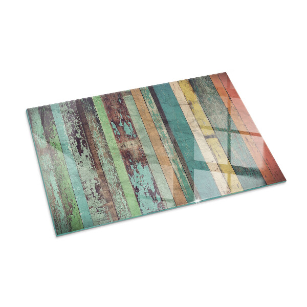 Rectangulaire plaque de sol en verre pour poêle Planches de différentes teintes