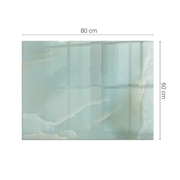 Rectangulaire plaque protection sol devant cheminée en verre Motif marbré délicat