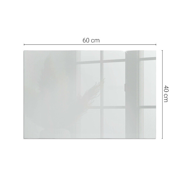 Rectangulaire plaque de sol en verre pour poêle Couleur grise