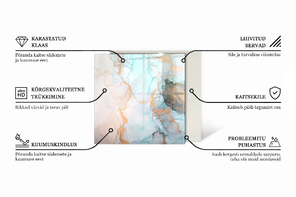 Hexagonale vitre sous poêle à bois Planches de différentes teintes