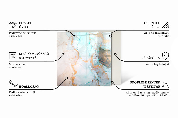 Hexagonale vitre sous poêle à bois Planches de différentes teintes