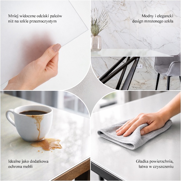 Plateau pour table ronde translucide