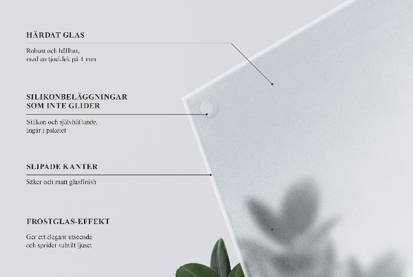 Plateau pour table ronde translucide
