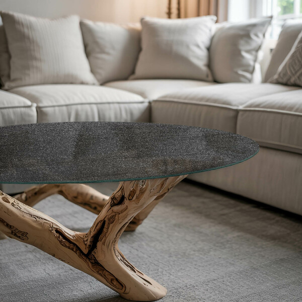 Dessus de table rond Motif de texture de pierre