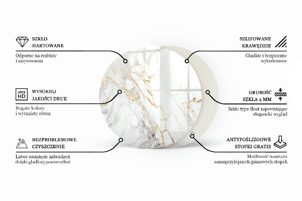 Dessus de table rond Le charme du bois naturel