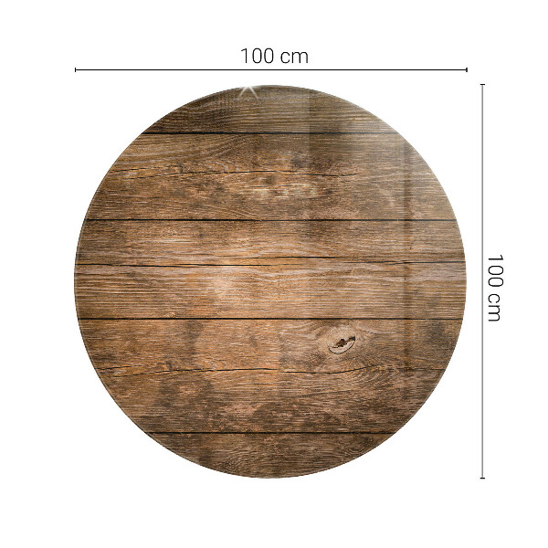 Dessus de table rond Structure en bois écologique