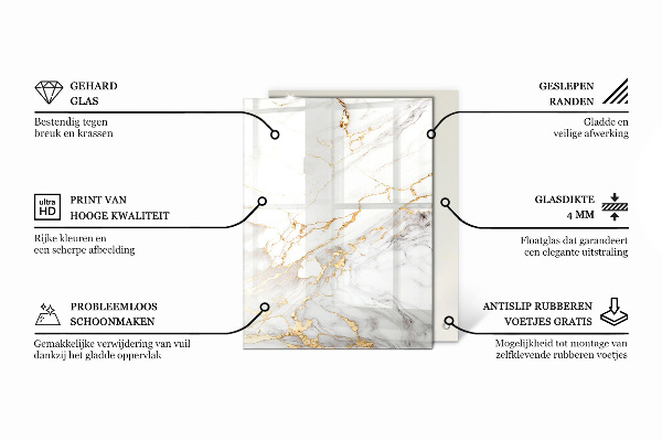 Plateau verre pour table rectangulaire Le charme du bois naturel