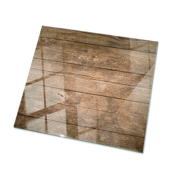 Plateau verre pour table rectangulaire Structure en bois écologique