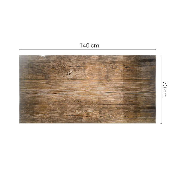 Plateau verre pour table rectangulaire Structure en bois écologique