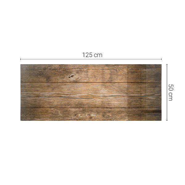 Plateau verre pour table rectangulaire Structure en bois écologique